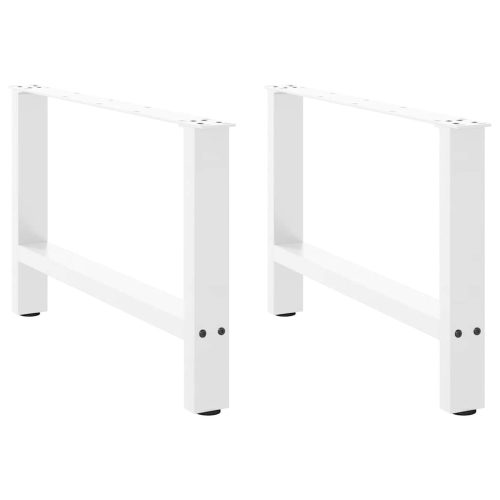 2 db fehér dohányzóasztal láb 70 x (42-43) cm acél