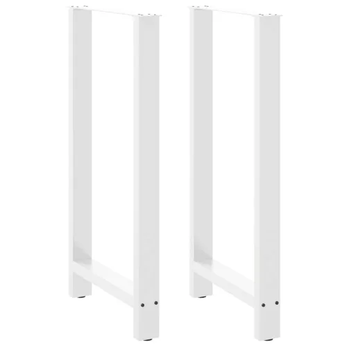 2 db fehér bárasztal láb 60 x (110-111) cm acél