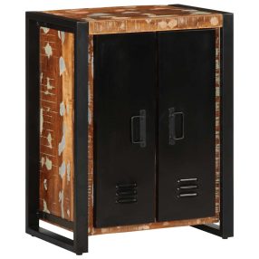   Tálaló többszínű 55x35x70 cm Tömör fa újrahasznosított