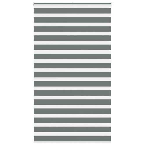 vidaXL zebrafüggönnyel sötét szürke szövetszélesség 115,9cm poliészter