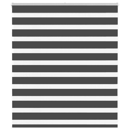 zebrafüggönnyel fekete szövetszélesség 125,9 cm poliészter