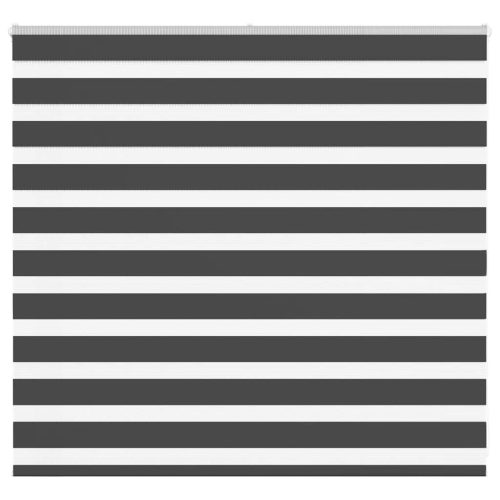 vidaXL zebrafüggönnyel fekete szövetszélesség 160,9 cm poliészter