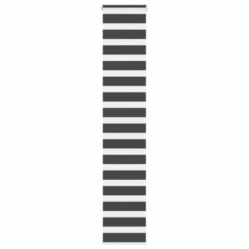 vidaXL zebrafüggönnyel fekete szövetszélesség 45,9 cm poliészter