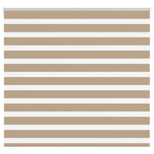 zebrafüggönnyel homokbarna szövetszélesség 155,9 cm poliészter