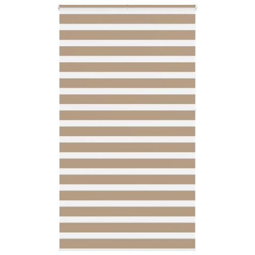 zebrafüggönnyel homokbarna szövetszélesség 130,9 cm poliészter