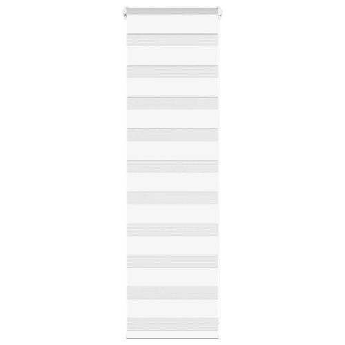 vidaXL zebrafüggönnyel fehér szövetszélesség 45,9 cm poliészter