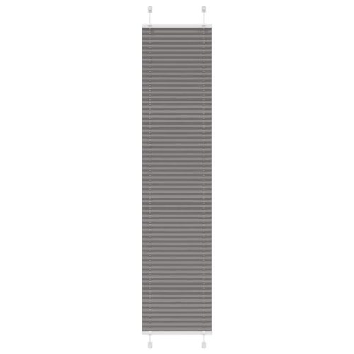 pliszírozott redőny antracit 45x200 cm szövetszélesség 44,4 cm