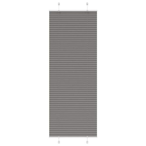 pliszírozott redőny antracit 70x200 cm szövetszélesség 69,4 cm