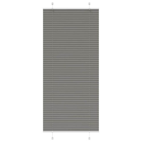 pliszírozott redőny antracit 90x200 cm szövetszélesség 89,4 cm