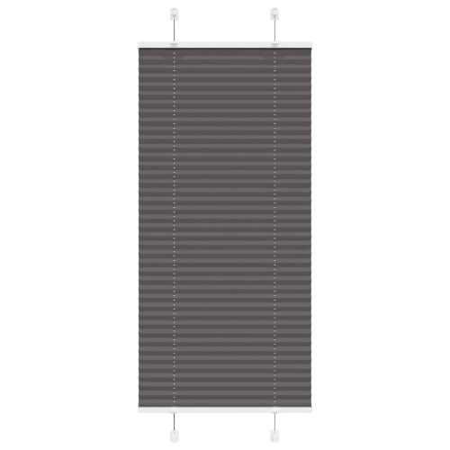 pliszírozott redőny fekete 60x100 cm szövetszélesség 59,4 cm