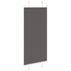 pliszírozott redőny fekete 60x100 cm szövetszélesség 59,4 cm