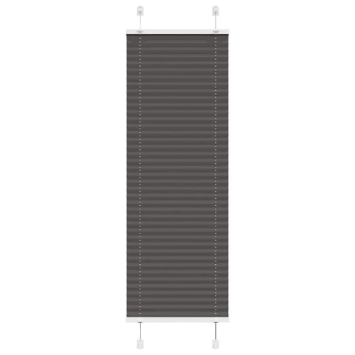pliszírozott redőny fekete 40x150 cm szövetszélesség 39,4 cm