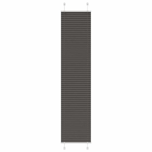 pliszírozott redőny fekete 45x200 cm szövetszélesség 44,4 cm