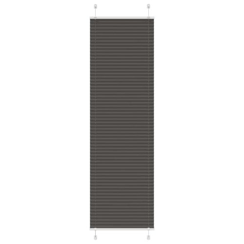 pliszírozott redőny fekete 55x200 cm szövetszélesség 54,4 cm