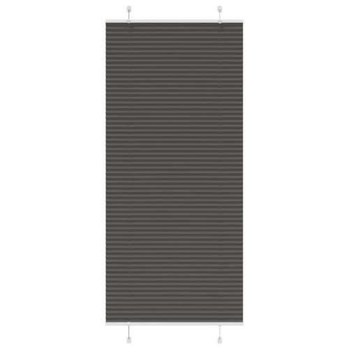 pliszírozott redőny fekete 90x200 cm szövetszélesség 89,4 cm