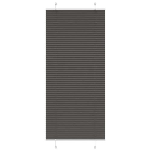 pliszírozott redőny fekete 100x200 cm szövetszélesség 99,4 cm