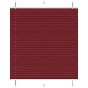   pliszírozott redőny Bordeaux piros 120x100 cm szövetszélesség