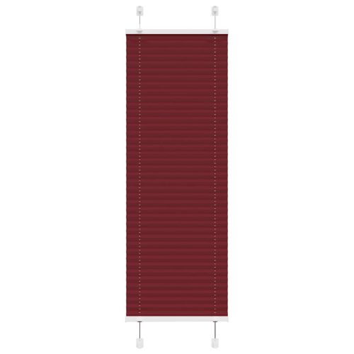 pliszírozott redőny Bordeaux piros 40x150 cm szövetszélesség