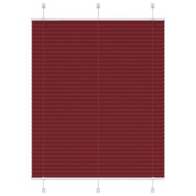   pliszírozott redőny Bordeaux piros 105x150 cm szövetszélesség
