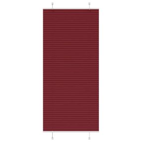   pliszírozott redőny Bordeaux piros 90x200 cm szövetszélesség