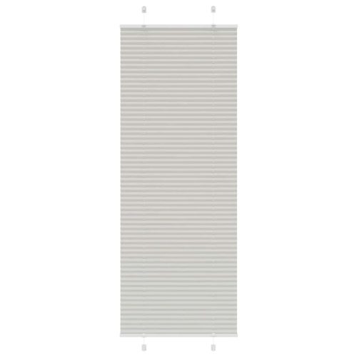 pliszírozott redőny világosszürke 75x200 cm szövetszélesség