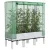 Rattan megjelenésű magaságyás melegháztakaróval 120x40x140 cm