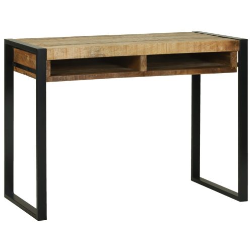 Sminktükör asztal 100x50x75 cm Tömör durva mangófából