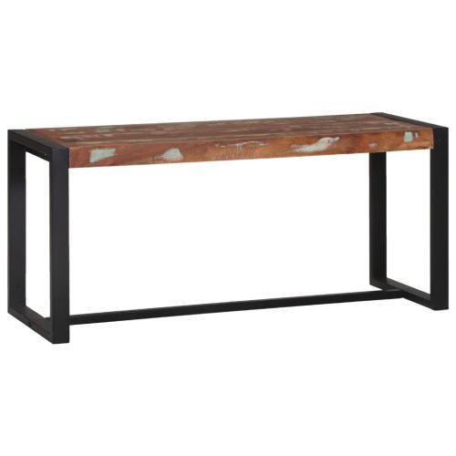 Többszínű Pad 100x35x45 cm Tömör Újrahasznosított Fa