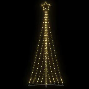 Meleg fehér LED karácsonyfa 447 LED 250 cm