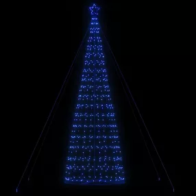 Kék LED karácsonyfa 1534 LED 500 cm