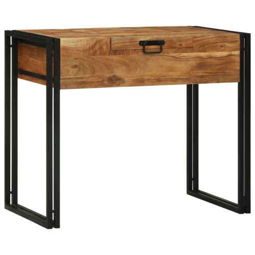 Pipereasztal 90x50x75 cm Tömör Fa Akác