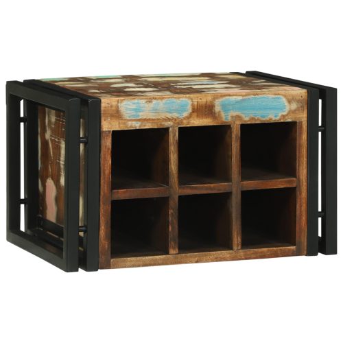 Borpolc 46x35x27.5 cm Tömör újrahasznosított fa