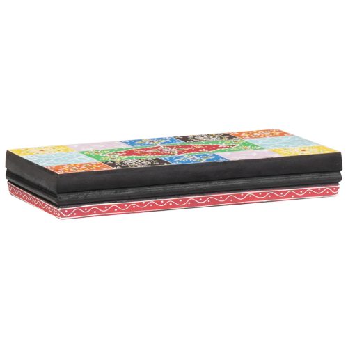 Fali Polcok 2 db 40x20x6 cm Tömbfa Mangó