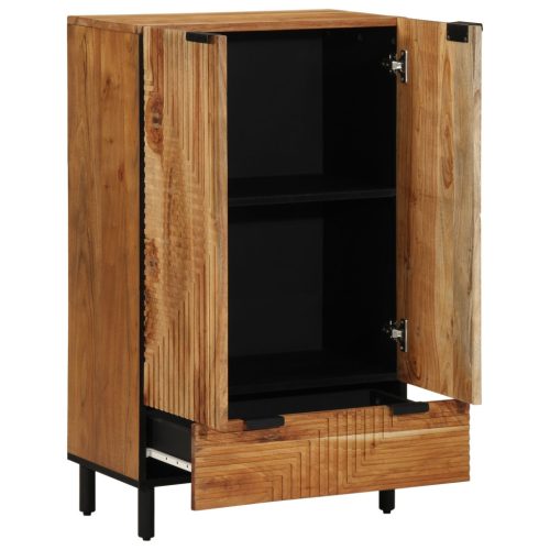 Magas vitrin 60x33x100 cm Tömör akácfából