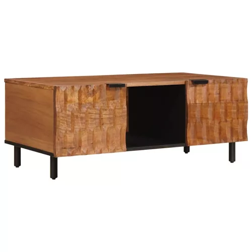 Dohányzóasztal Barna 100 x 54 x 40 cm Tömör Mangófát