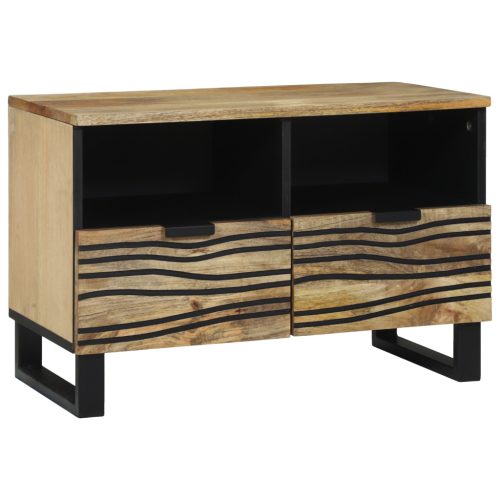 TV Szekrény - 70x33.5x46 cm, Tömör Mangóból