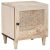 Éjjeli asztal Bézs 40 x 33 x 46 cm tömör mangófa