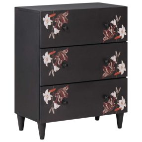   Tároló szekrények Sokszínű 60 x 33,5 x 75 cm Tömör Mangófát