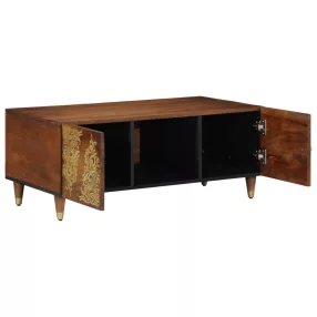 Kávézóasztal 100x54x40 cm Tömör Mangófából