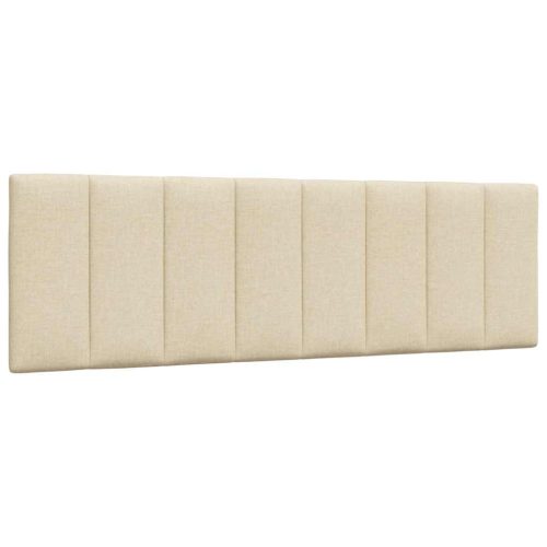 krémszínű szövet fejtámla párna Hanko 160 cm