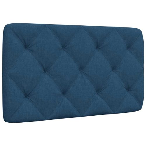 kék szövet fejtámla párna 90 cm