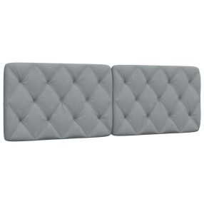 világosszürke szövet fejtámla párna 160 cm
