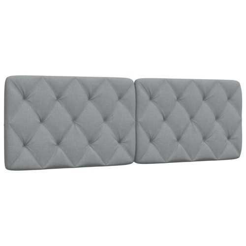 világosszürke szövet fejtámla párna 160 cm