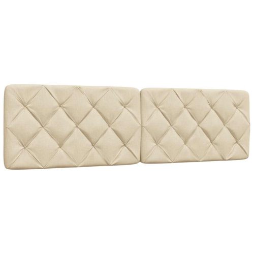 krémszínű szövet fejtámla párna 180 cm