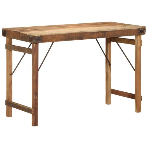 Étkezőasztal 110x55x76 cm Tömör újrahasznosított fa