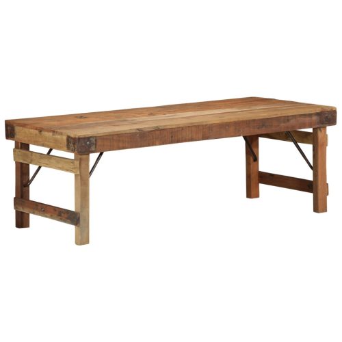 Dohányzóasztal Természetes fa Tömör fa 110 x 55 x 40 cm Egyszerű
