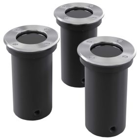 Beépített kerti lámpa 3 körkörös