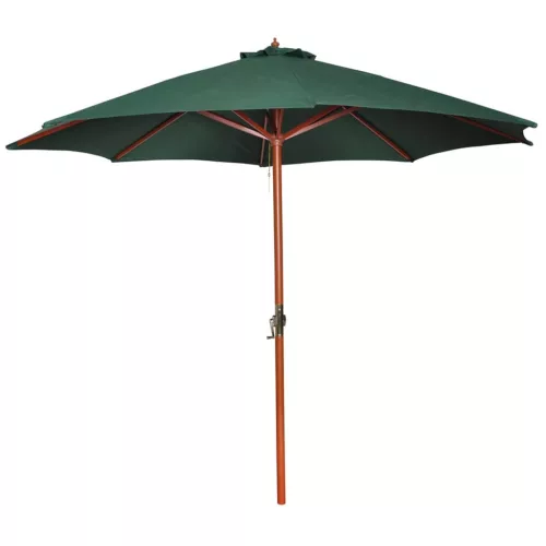 zöld napernyő 258 cm
