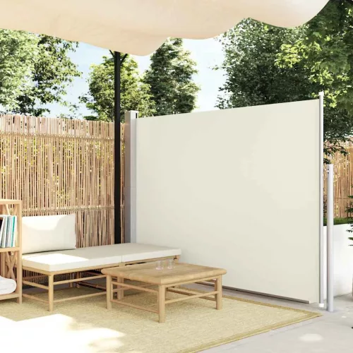 veranda, terasz válaszfal 160 x 300 cm krémszínű