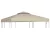 bézs csere pavilon ponyvatető 310 g/m² 3 x 3 m